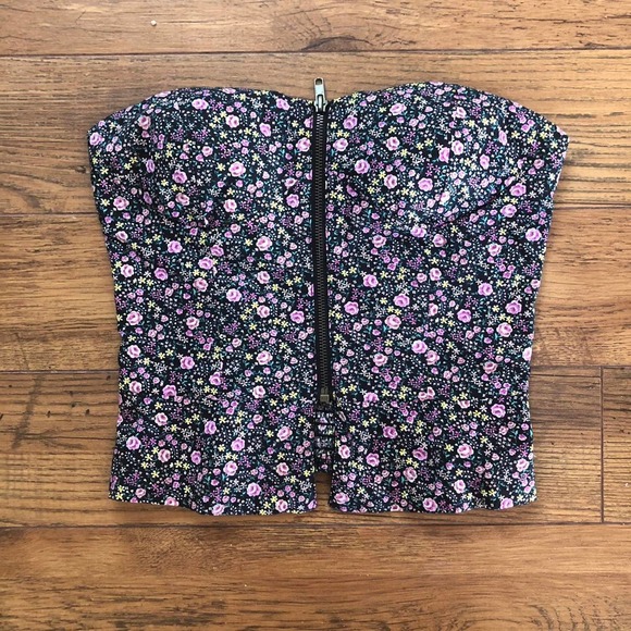 Ditsy floral y2k bustier - Picture 3 of 4